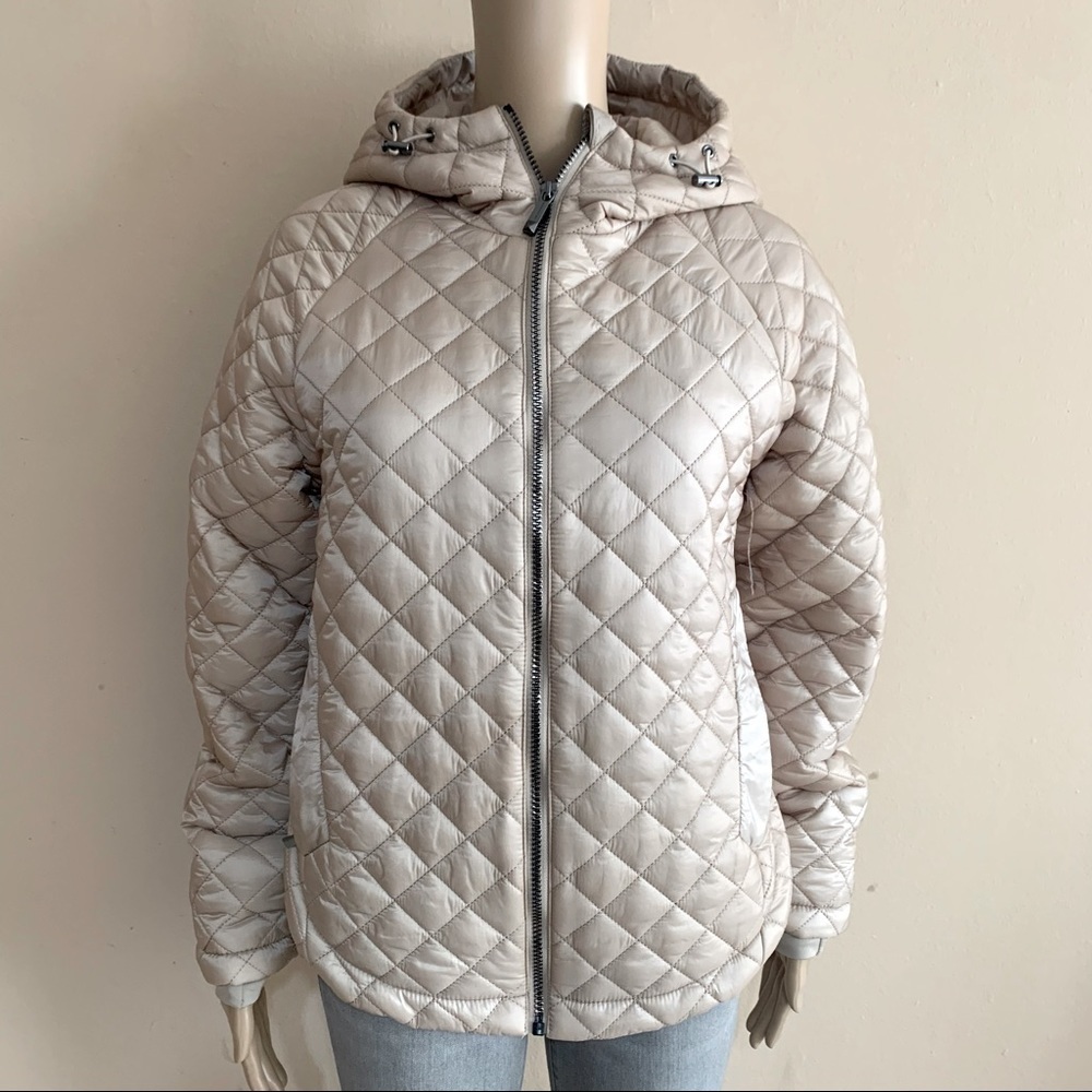 NEW BCBGMAXAZRIA Hooded Quilted Jacket